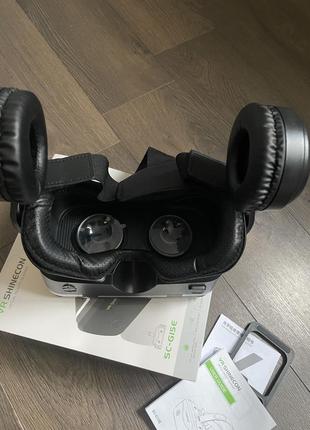 3d гарнітура віртуальної реальності з навушниками окуляри vr shinecon sc-g15e4 фото