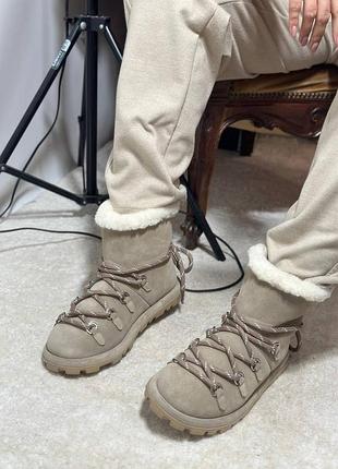 Замшевые сапоги миу миу люкс