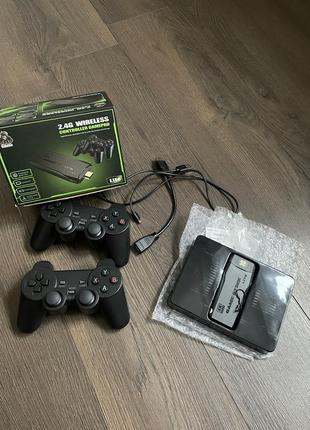 Ігрова приставка game stick lite 64 гб m8 (hdmi 4k 2,4g) 20000 ігор dendy, sega, sony playstation 1