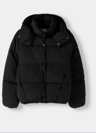 Bershka зимняя женская куртка l-xl