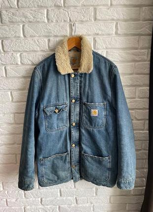 Джинсова куртка carhartt