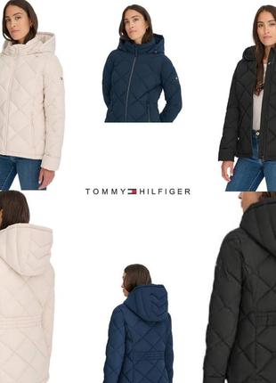 Жіночий пуховик tommy Leather hilfiger