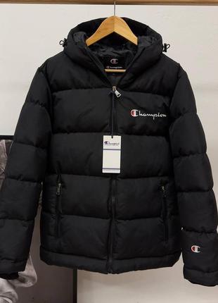 Куртка champion черный xxl, хаки m, l, xl, xxl