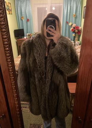 Шуба натуральный песец🔥🔥
