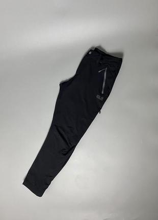 Гарні чудові штани jack wolfskin original gorpcore tracking outdoor softshell оригінал аква зіпи софтшельні