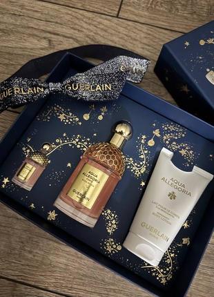 Набір парфумований guerlain aqua allegoria rosa rossa forte новий оригінал2 фото
