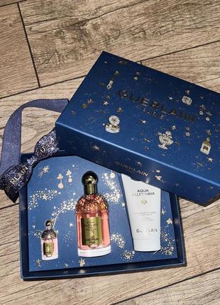 Набір парфумований guerlain aqua allegoria rosa rossa forte новий оригінал