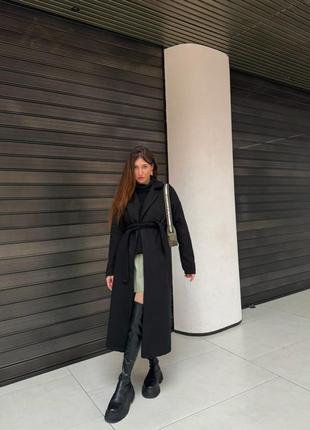 Черные ботфорты zara