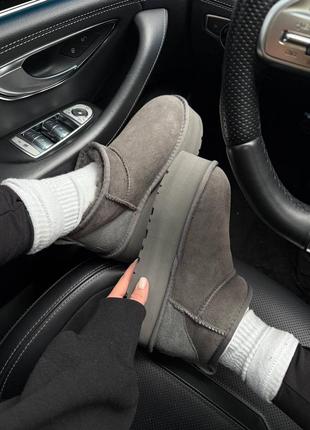 Угги угги угги ugg ultra mini platform grey xl