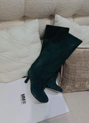Сапоги замшевые maison margiela