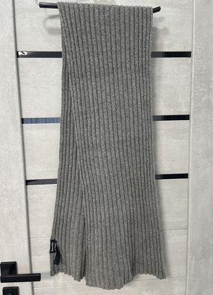Шарф в рубчик massimo dutti оригинал