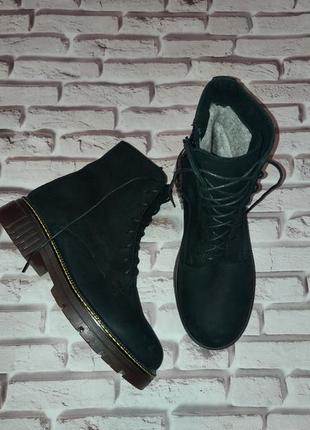 Женские зимние ботинки на меху modern shoes.  новые!