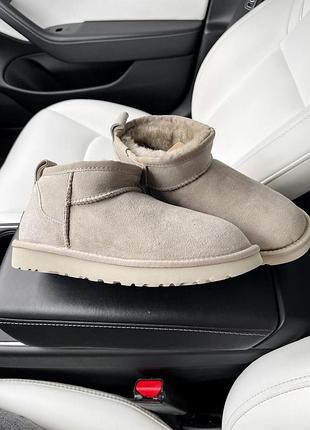 Угги угги угги ugg ultra mini ligth grey