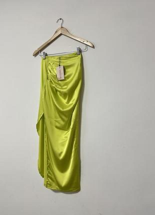 Нова міді атласна юбка missguided🌿