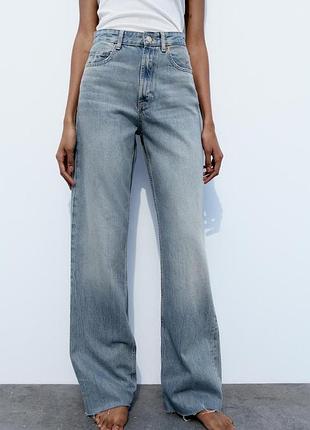 Джинси zara wide leg