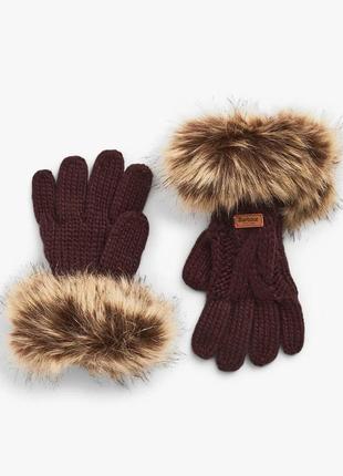 Зимние перчатки barbour england
