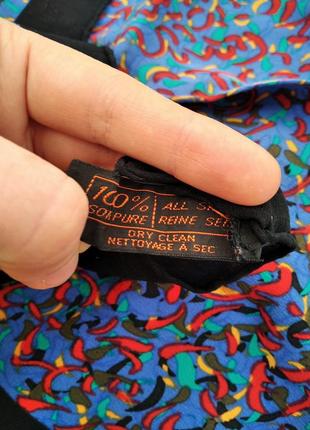 Шикарный шелковый платок винтаж оригинал yves saint laurent