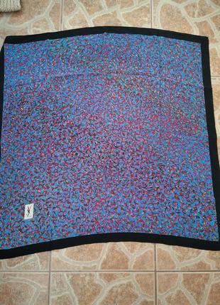 Шикарный шелковый платок винтаж оригинал yves saint laurent