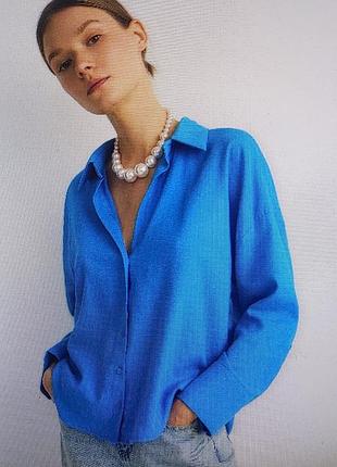 Сорочка з додаванням льону , стильна річ premium quality