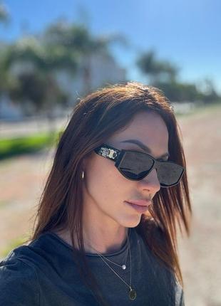 Трендовые солнцезащитные женские очки в стиле селин