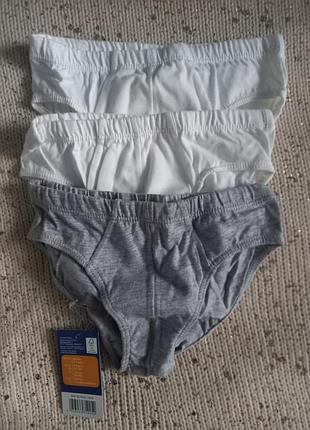 Набор 3 шт хлопковых трусов lupilu нитеньки