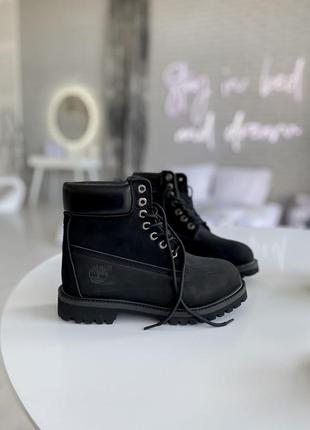 Женские ботинки timberland 6 inch premium black