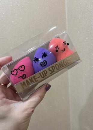 Спонжі набір спонжиків для макіяжу