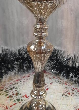 Підсвічник скляний
