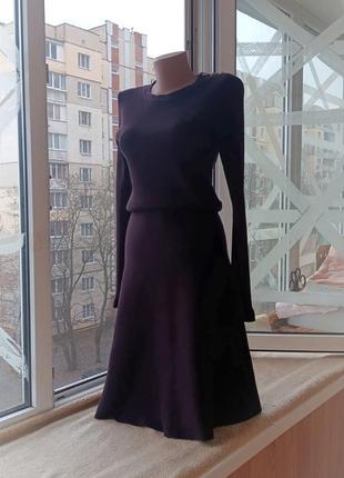 Теплое платье цвета 🍆