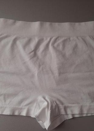 Трусики шорты белые