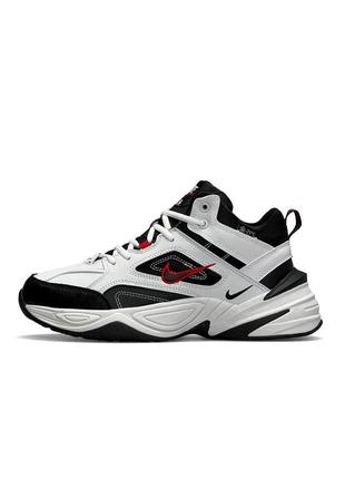 Зимние мужские высокие кроссовки LAQUER nike m2k tekno 🆕 зимние найк м2к текно с мехом