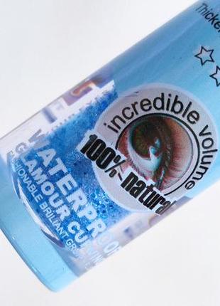 Тушь с блестками флюид цветная для ресницы фотосессии синяя бльсточки брасматик...