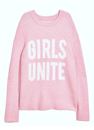 Розовый джемпер оверсайз h&m женский свитер оверсайз джемпер трикотажный свитер женский теплый длинный свитер удлиненный