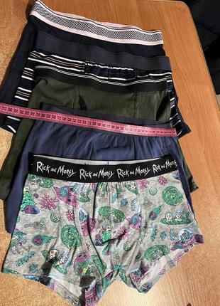 Набор мужских боксерок размер s, 5шт