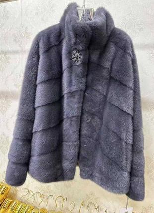 Шуба графит шуба автоледи 65 см шуба графит норочка