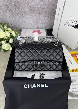Сумка клатч black silver premium 1:1 найвища якість