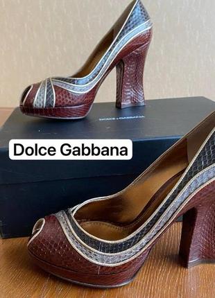 Жіночі туфлі dolce &gabbana