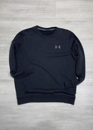 Under armor фирменная графитовая мужская теплая толстовка батник худи оригинал