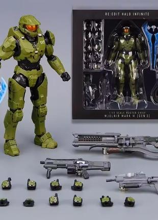 Фигурка хало мастер чиф halo infinite 1/12 18 см