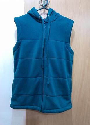 Жилет женский зеленый и-6234. размеры: 50,52,54