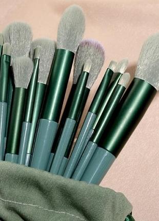 Набор кистей для макияжа в мешочке 13 шт