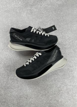 Adidas y-3 yohji yamamoto s-gendo run black кроссовки оригинал10 фото