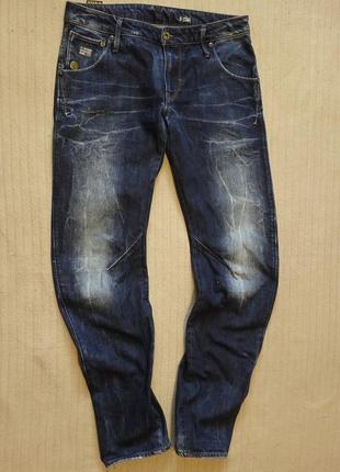 Отличные фирменные темно-синие джинсы с анатомическим кроем g-star raw голландия 30/32