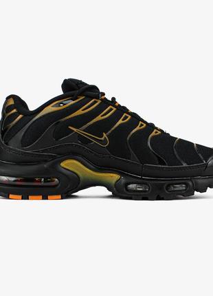 Кроссовки nike air max tn plus cordura "black/gold"