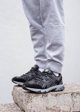 Мужские кроссовки термо asics gel-sonoma 15-50 gore-tex black gray