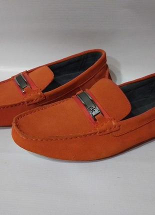 Новые брендовые кожаные макассины от calvin klein, Ausa. 45 размер.