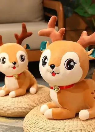 Мягкая игрушка с пледом 110×140 "золотая антилопа"