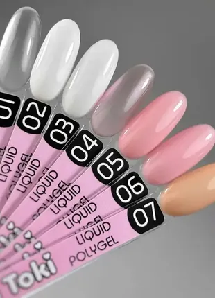 Рідкий полігель (ліквід полігель) toki-toki liquid polygel 5 ml