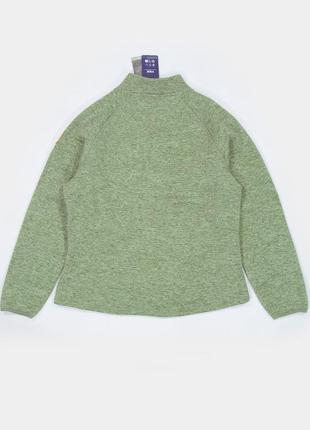 Флисовая женская кофта north peak (норвегия) светло-оливковый цвет