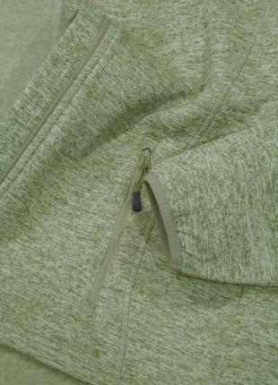 Флисовая женская кофта north peak (норвегия) светло-оливковый цвет